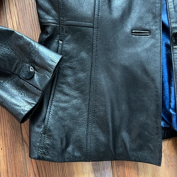 Wilson’s Leather jacket black small - Picture 3 of 13
